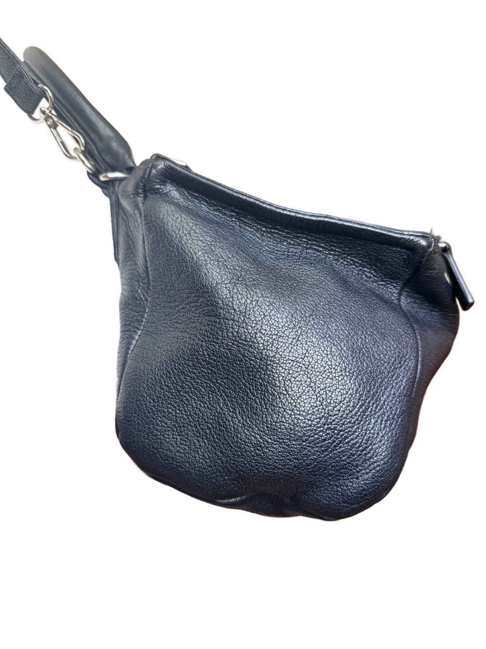 Givenchy Pandora Black Leather Goatskin Satchel with Silver Hardware - Picture 5 of 16
